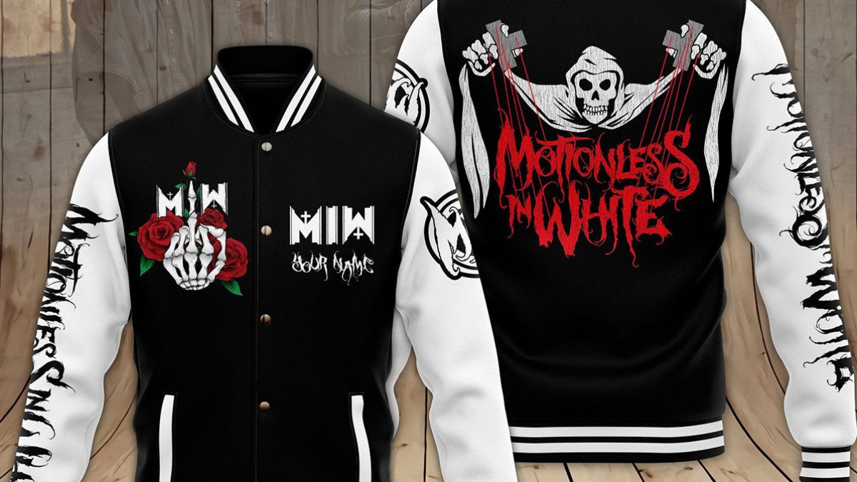 Motionless In White Personalized Fan Baseball Jacket - Growkoc