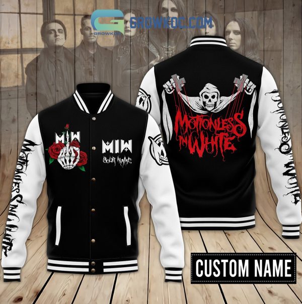 Motionless In White Personalized Fan Baseball Jacket