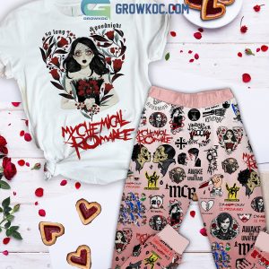 Mychemical Romance Valentine Fleece Pajamas Set