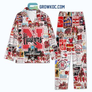 Nebraska Cornhuskers Volleyball Championship Polyester Pajamas Set