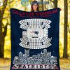 Minnesota Vikings U.S. Bank Stadium Legends Fleece Blanket Quilt