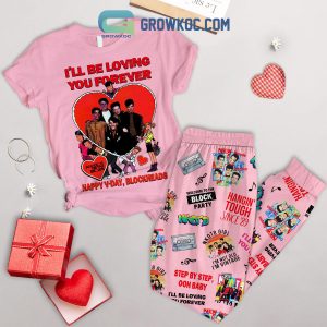 New Kids On The Block Valentine Fleece Pajamas Set