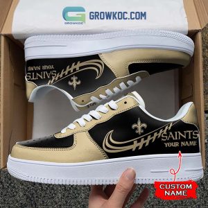 New Orleans Saints Personalized Air Force 1 Sneaker Shoes