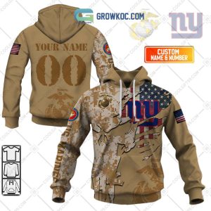 New York Giants Marine Camo Veteran Personalized Hoodie Shirts