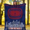 New Orleans Saints Caesars Superdome Stadium Legends Fleece Blanket Quilt