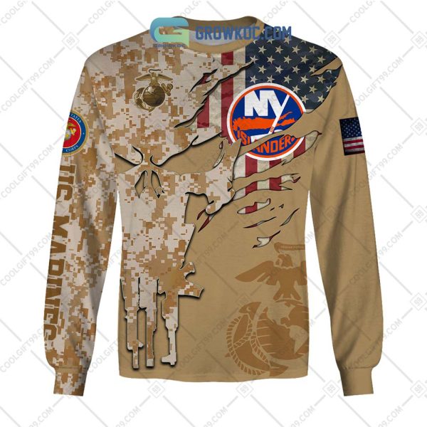 New York Islanders Marine Corps Personalized Hoodie Shirts