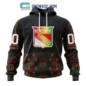 New York Rangers Black History Month Personalized Hoodie Shirts