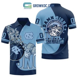 North Carolina Tar Heels Fan Now And Forever Polo Shirt