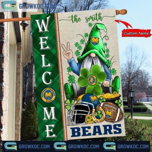 Northern Colorado Bears St. Patrick’s Day Shamrock Personalized Garden Flag