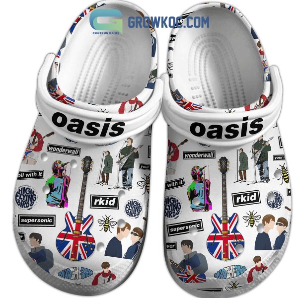 Oasis Supersonic Fan Crocs Clogs