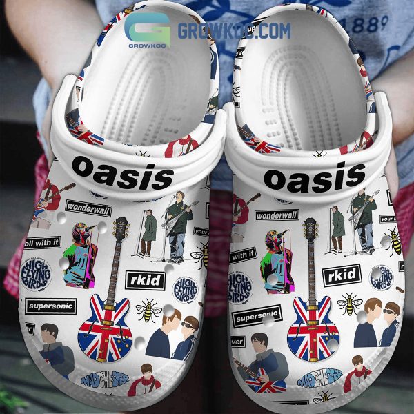 Oasis Supersonic Fan Crocs Clogs