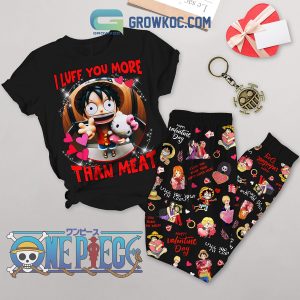 One Piece Hello Kitty Valentine Fleece Pajamas Set