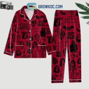 Ozzy Osbourne Fan Polyester Pajamas Set