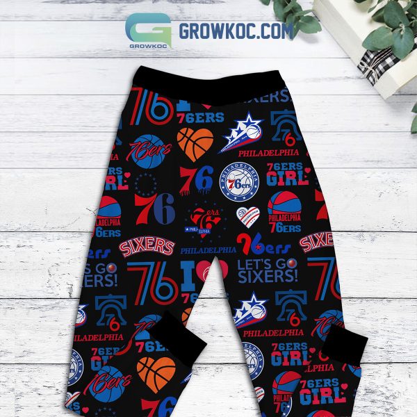 Philadelphia 76ers Kind Of Girls Fleece Pajamas Set