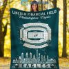 Pittsburgh Steelers Acrisure Stadium Legends Fleece Blanket Quilt