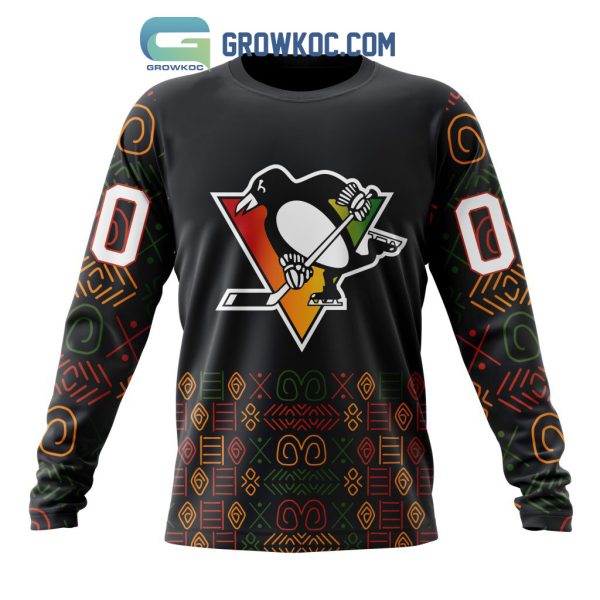 Pittsburgh Penguins Black History Month Personalized Hoodie Shirts