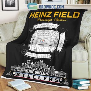 Pittsburgh Steelers Acrisure Stadium Legends Fleece Blanket Quilt