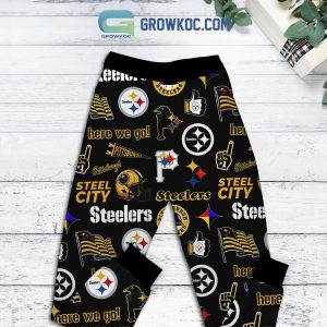 Pittsburgh Steelers Better Watch Out Fleece Pajamas Set Long Sleeve