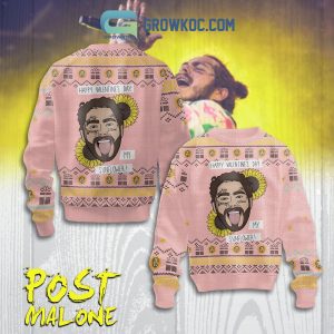 Post Malone Happy Valentine Ugly Sweater