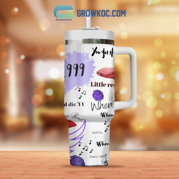 Prince Let’s Go Crazy Fan 40oz Tumbler