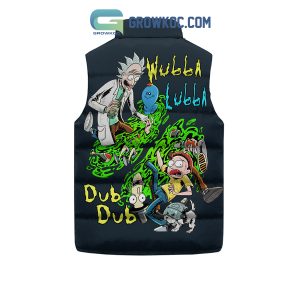 Rick And Morty Dub Dub Sleeveless Puffer Jacket