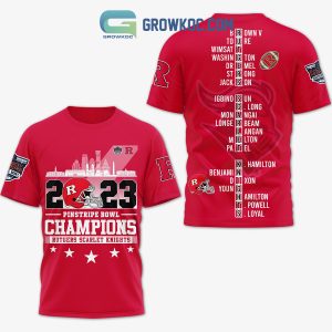 Rutgers Scarlet Knights 2023 Champions Hoodie Shirt Red Version