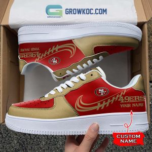 San Francisco 49ers Personalized Air Force 1 Sneaker Shoes