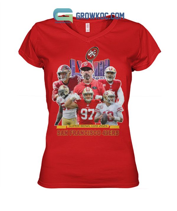 San Francisco 49ers Super Bow LVIII 2024 T Shirt