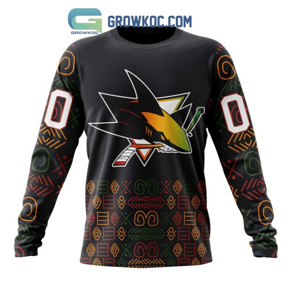 San Jose Sharks Black History Month Personalized Hoodie Shirts