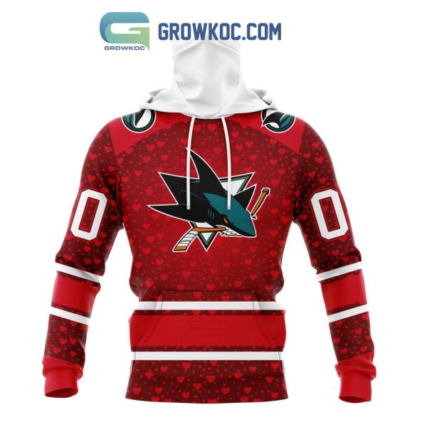 San Jose Sharks Valentines Day Fan Hoodie Shirts