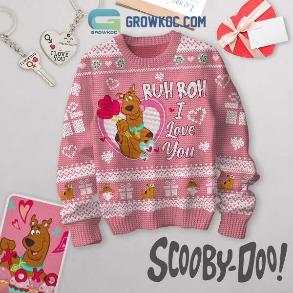 Scooby Doo I Love You Valentine Ugly Sweater