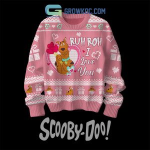 Scooby Doo I Love You Valentine Ugly Sweater