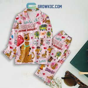 Scooby-Doo Love Bouquet Valentine Polyester Pajamas Set