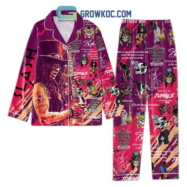 Slash Rock Fan Polyester Pajamas Set