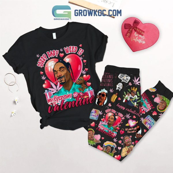 Snoop Dogg Happy Valentine Fleece Pajamas Set