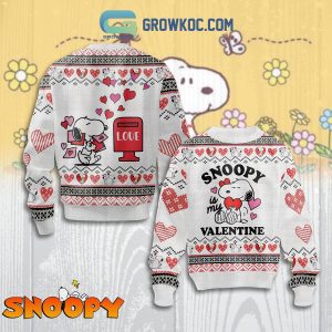 Snoopy My Valentine Ugly Sweater