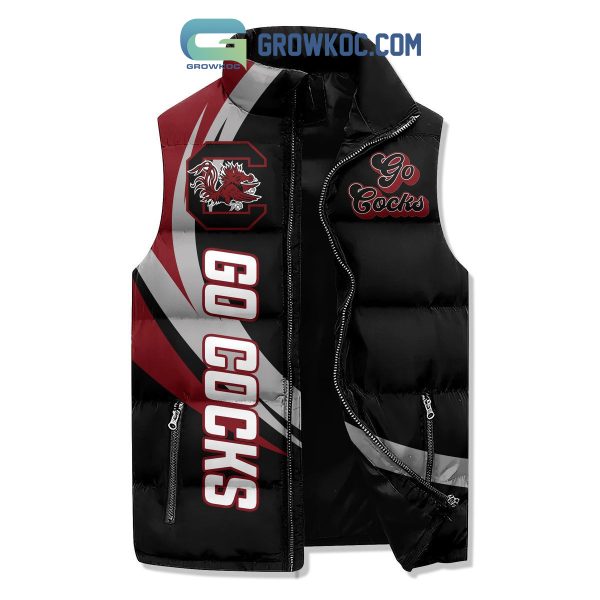 South Carolina Gamecocks Fan Win Or Lose Sleeveless Puffer Jacket