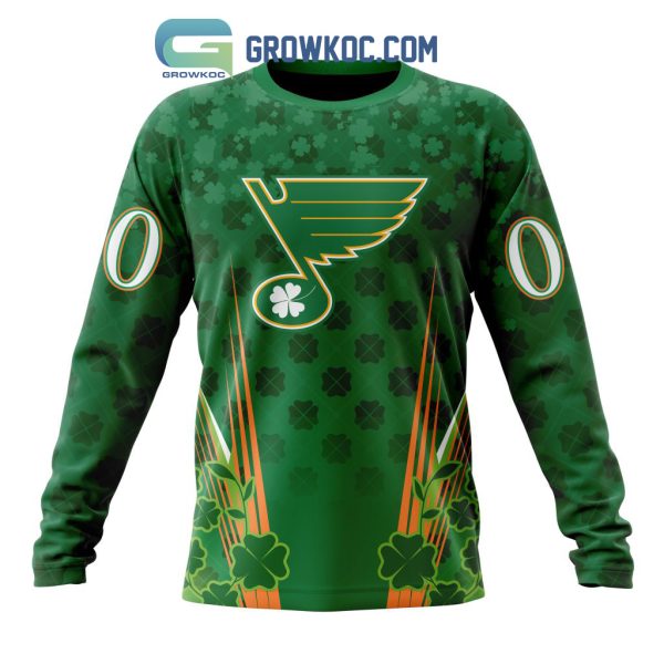 St. Louis Blues St. Patrick’s Day Personalized Hoodie Shirts