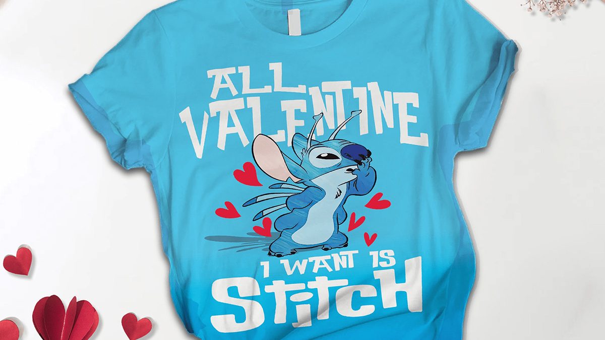 Stitch All I Want For Valentine Fleece Pajamas Set Growkoc