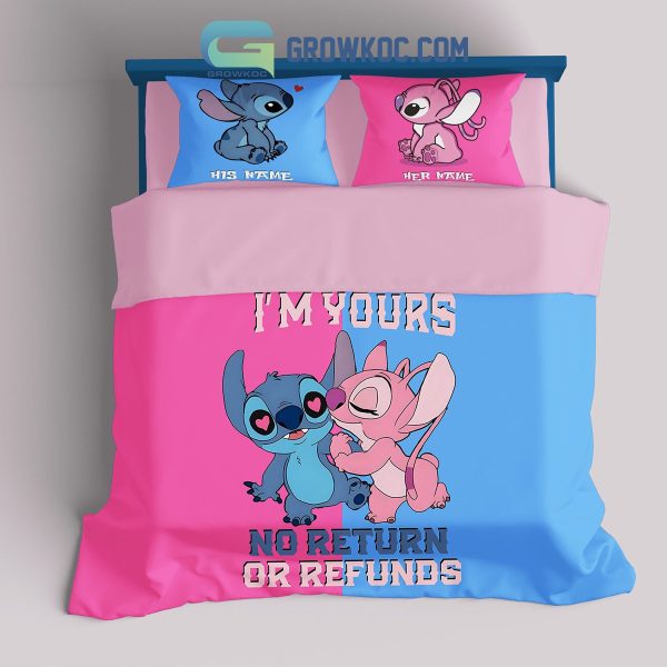 Stitch Angel I’m Your Personalized Bedding Set