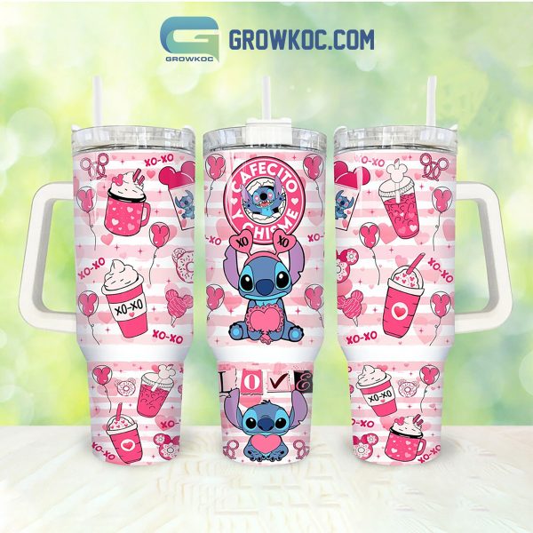 Stitch Cafecito Y Chisme 40oz Tumbler