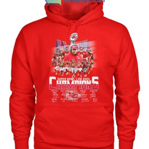 Super Bowl LVIII 2024 Champions Kansas City Chiefs T Shirt