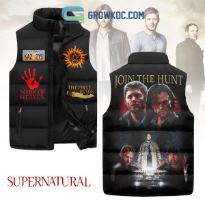 Supernatural Join The Hunt Brother Sleeveless Puffer Jacket