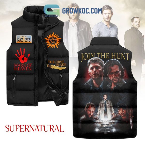 Supernatural Join The Hunt Brother Sleeveless Puffer Jacket