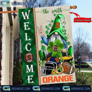 Syracuse Orange St. Patrick’s Day Shamrock Personalized Garden Flag