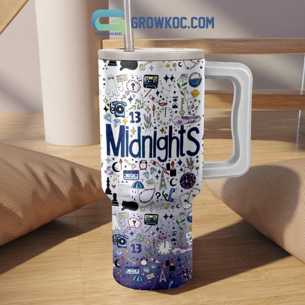 Taylor Swift Midnights Album 40oz Tumbler