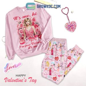 Taylor Swift Your Valentine Fleece Pajamas Set Long Sleeve