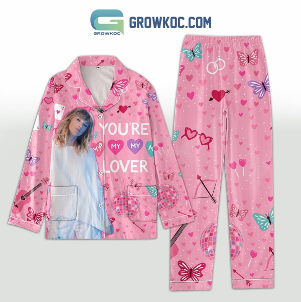 Taylor Swift You’re My Lover Valentine Polyester Pajamas Set