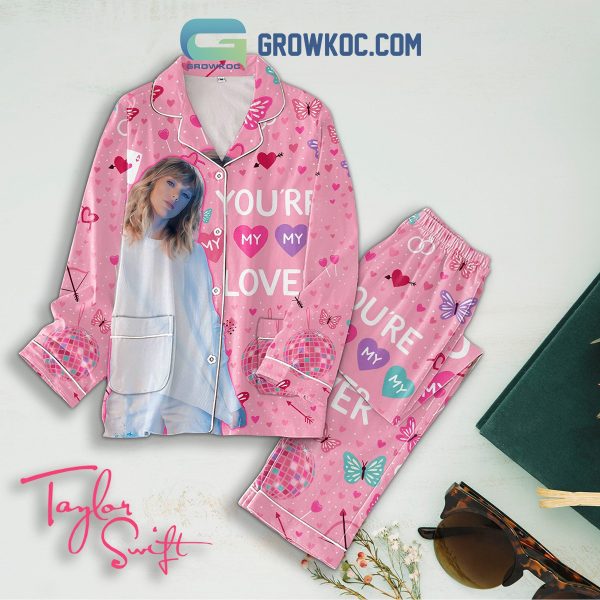 Taylor Swift You’re My Lover Valentine Polyester Pajamas Set