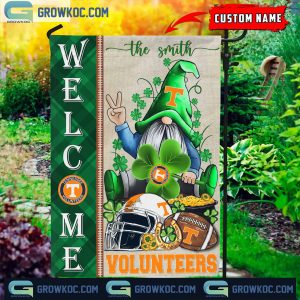 Tennessee Volunteers St. Patrick’s Day Shamrock Personalized Garden Flag